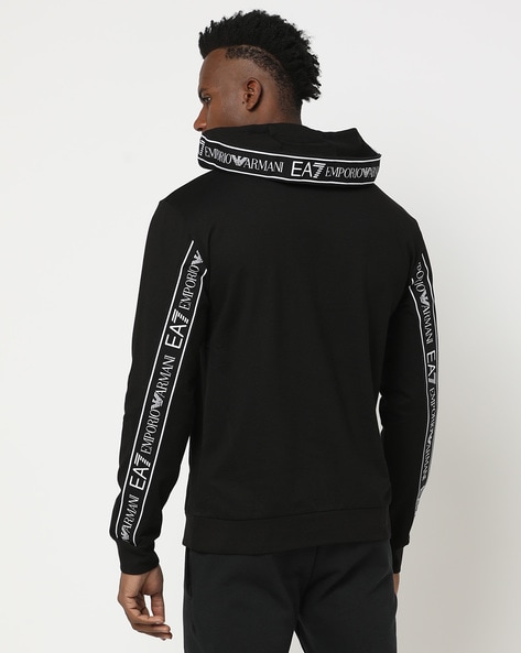 Armani tape clearance hoodie