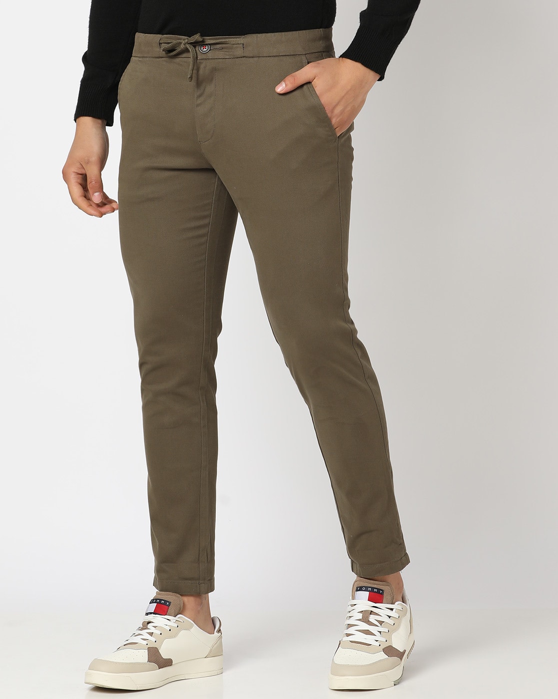 Buy Netplay Slim Fit Men White Trousers Online at Best Prices in India |  Flipkart.com