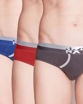 force nxt Pack of 3 Panelled Briefs-picture-16