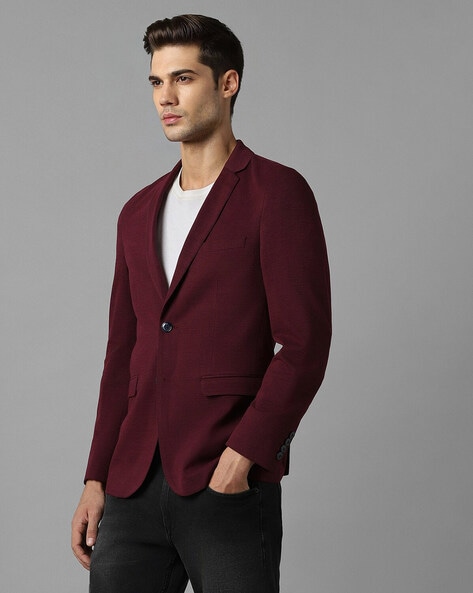 Maroon on sale colour blazer