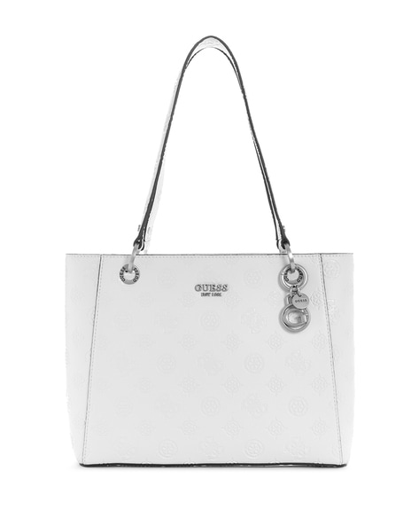 Guess Women's Izzy Handbag Dove Logo Small Girlfriend Satchel | JoyLot.com