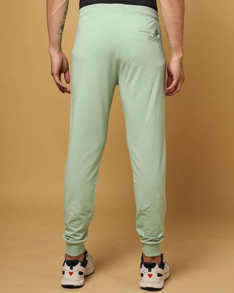 Native Youth Chino Jogger in Green for Men