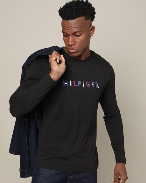 Buy Black Tshirts for Men by TOMMY HILFIGER Online