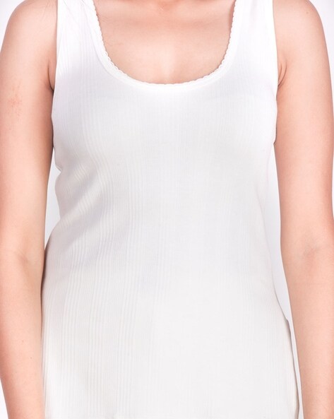 Round-Neck Sleeveless Thermal Set