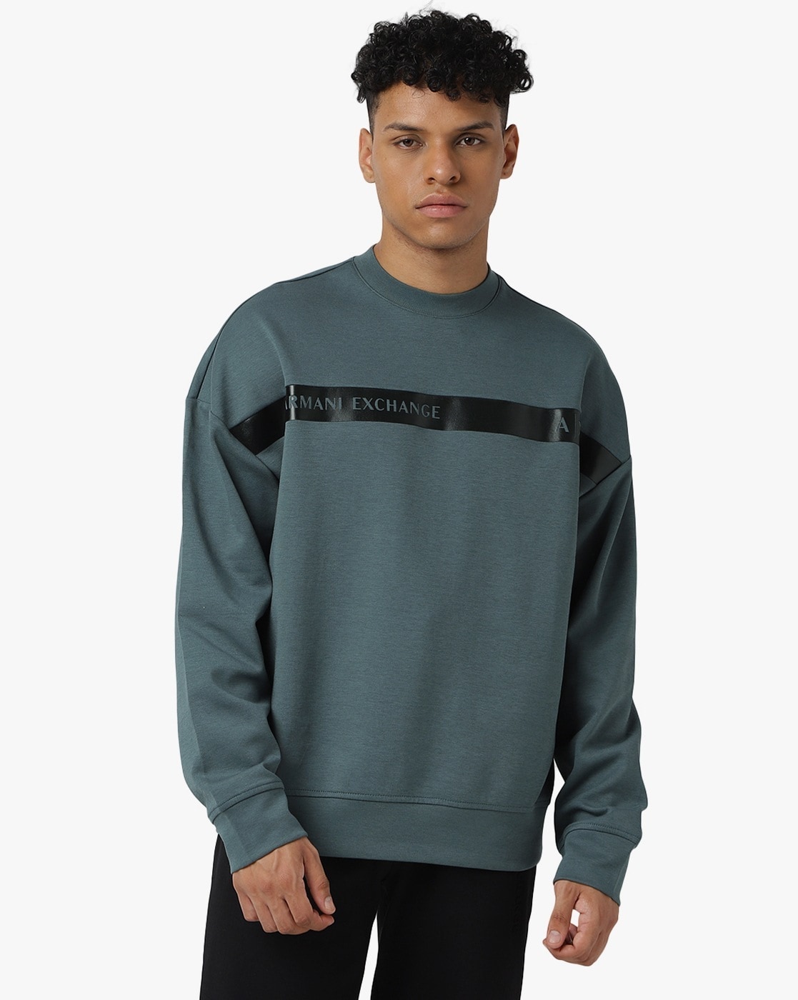 Buy Grey Sweatshirt Hoodies for Men by ARMANI EXCHANGE Online