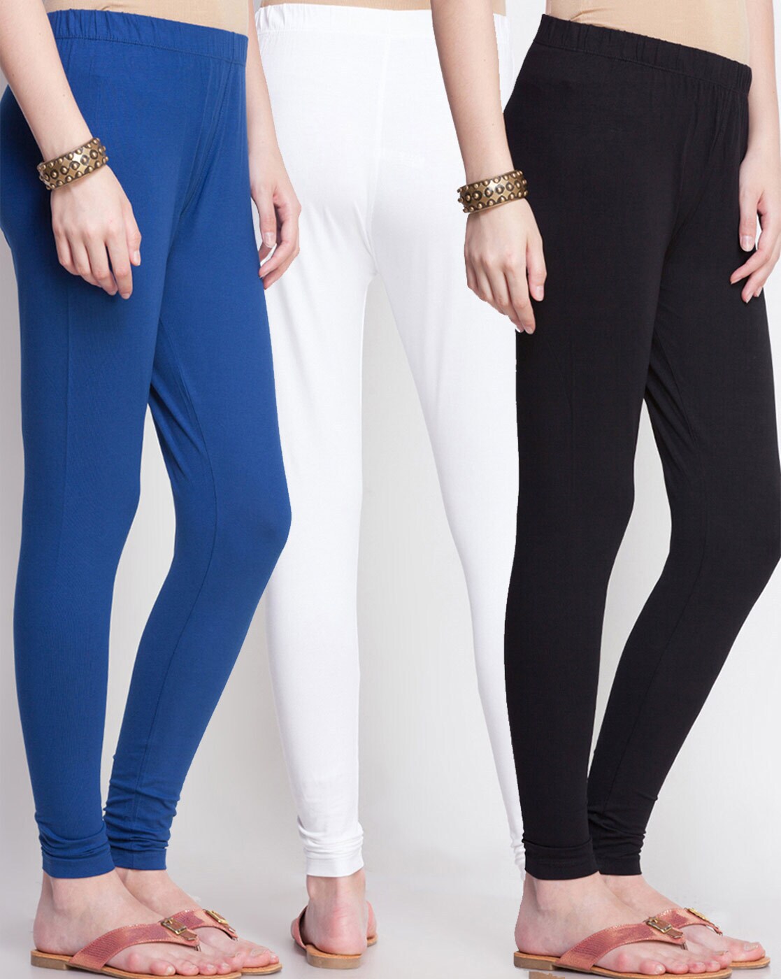 Buy Dollar Missy T Blue Color Churidar Legging Online at Low Prices in  India 