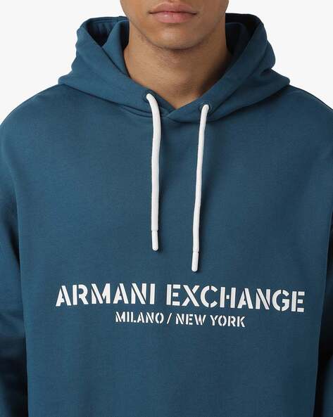 Buy Blue Sweatshirt Hoodies for Men by ARMANI EXCHANGE Online