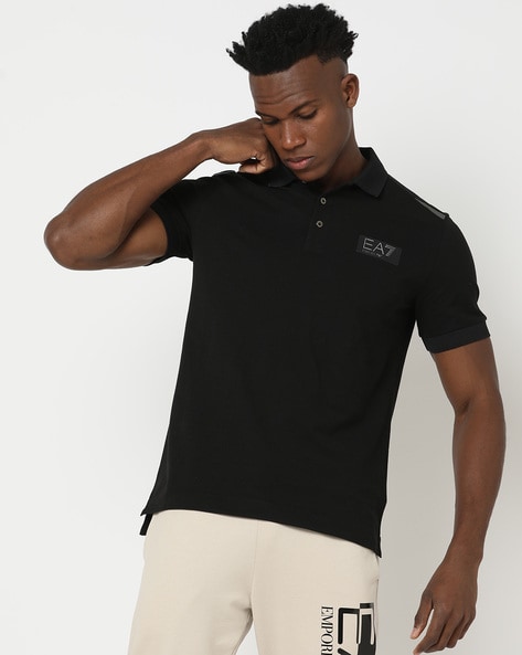 Buy Black Tshirts for Men by EA7 Emporio Armani Online Ajio