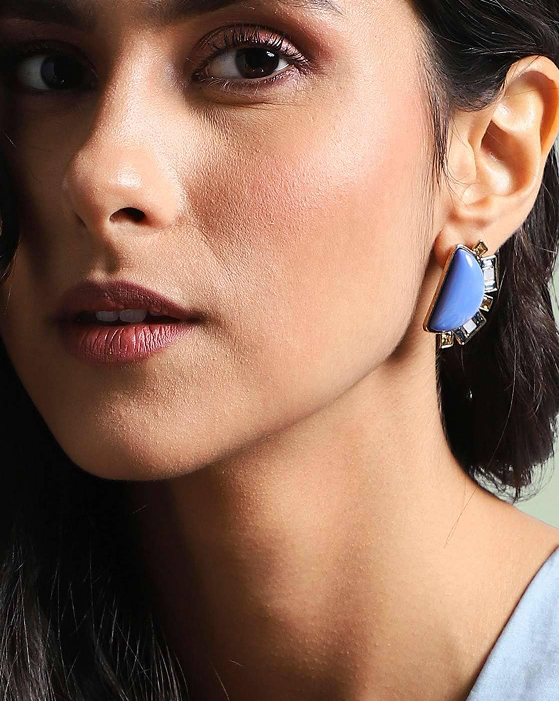 Buy Blue Earrings for Women by Yellow Chimes Online | Ajio.com