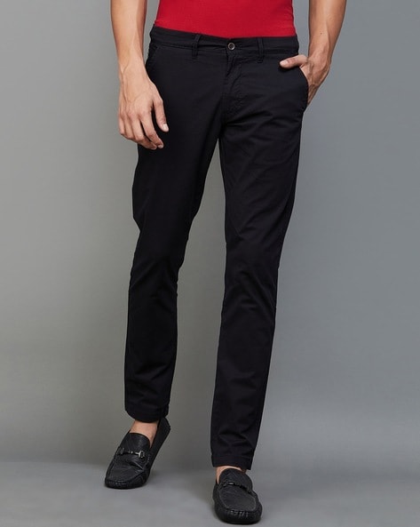 Buy Haggar men classic fit plain stretchable dress pants black Online |  Brands For Less