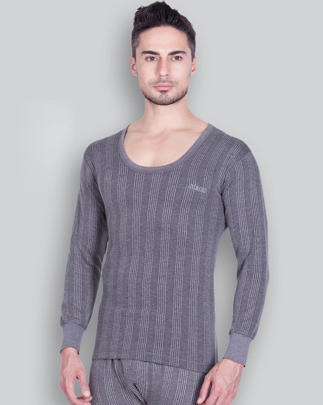 Buy Charcoal Thermal Wear for Men by LUX INFERNO Online