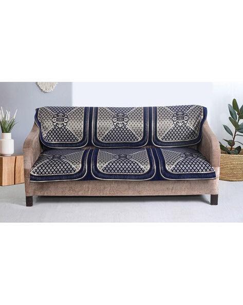 Buy Navy Blue Furnishing Fabrics for Home & Kitchen by NENDLE