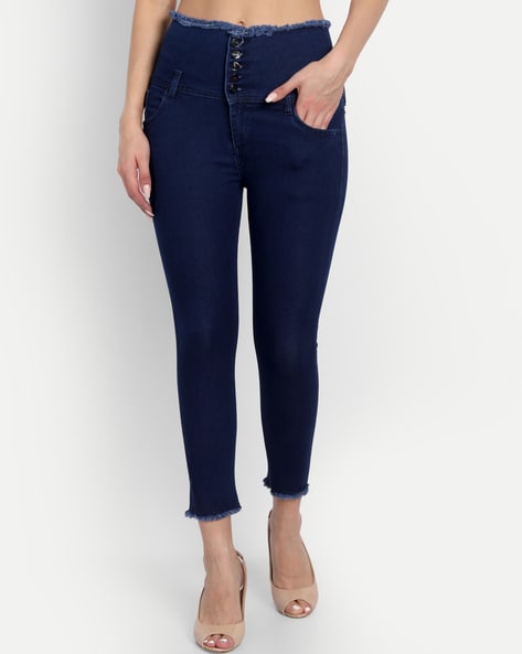 Buy Navy Blue Jeans & Jeggings for Women by FLYING GIRLS Online