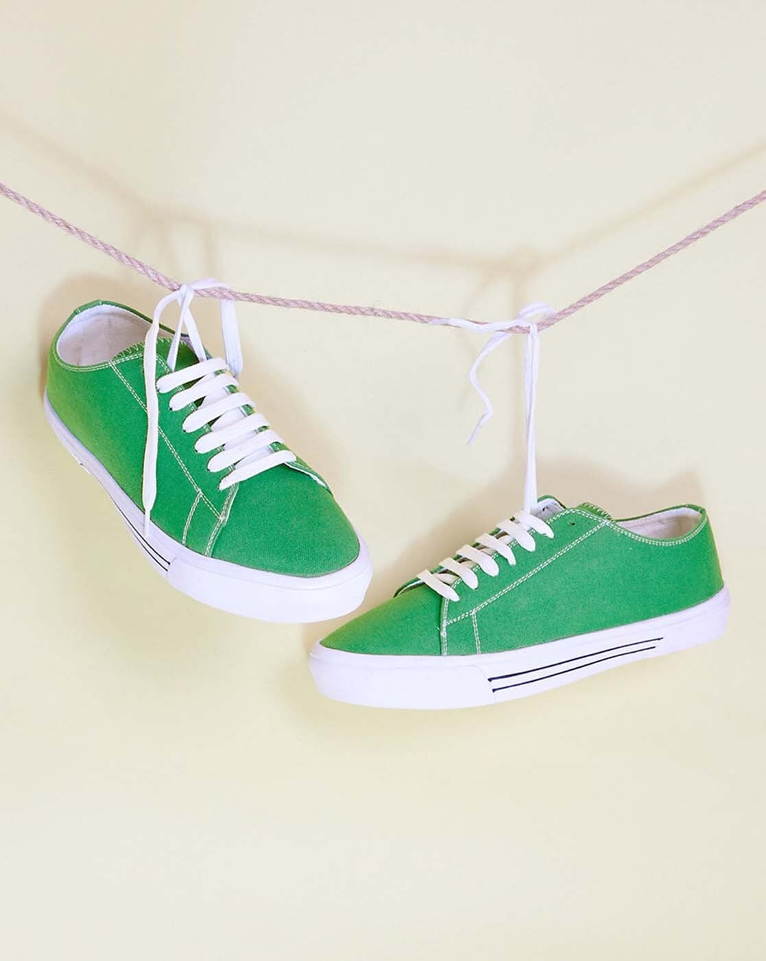 Green Mr. 24/7 Men's high top canvas shoes | Anything But Ordinar
