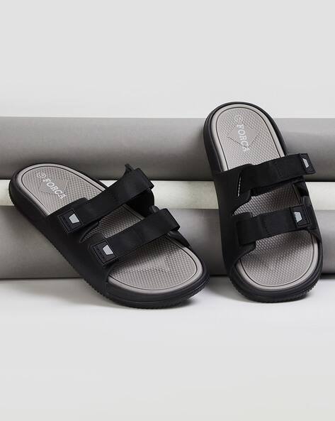 Buy Black Flip Flop \u0026 Slippers for Men by Forca by Lifestyle Online |  Ajio.com