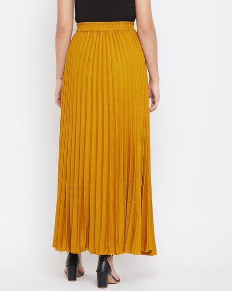 Mustard yellow on sale skirt size 12