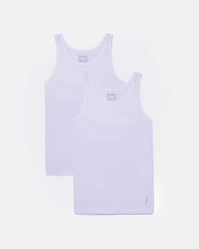 jockey Pack of 2 Cotton Vests-picture-48