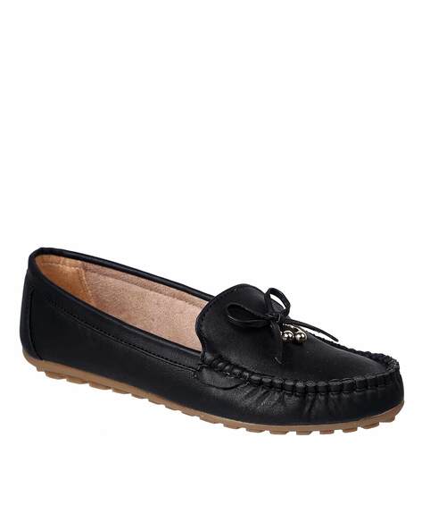 Faux sales leather moccasins