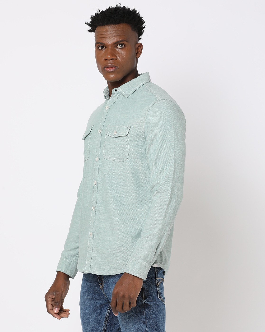 Buy Green Shirts for Men by DNMX Online