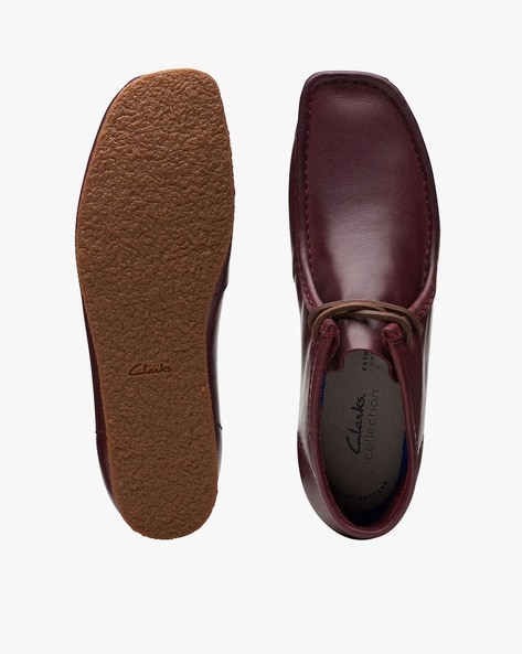 Clarks on sale burgundy boots