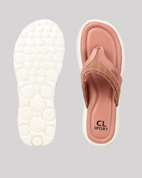 Buy Pink Flip Flop & Slippers for Women by Carlton London Sports Online