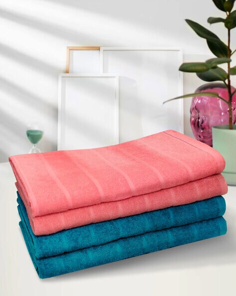 Coral bath towel discount set