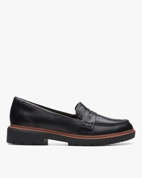 Clarks womens shop penny loafers