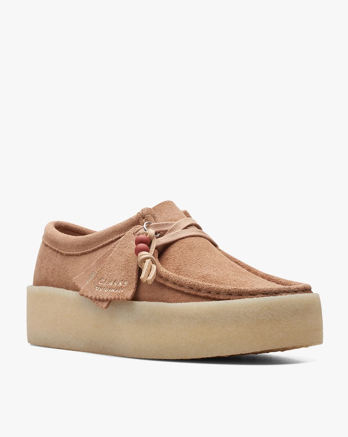 Women Wallabee Cup Lace-Up Platform Shoes