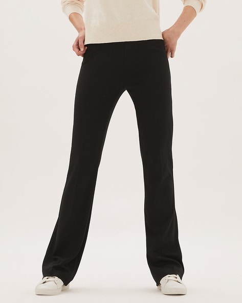 Details 114+ black jersey trousers womens