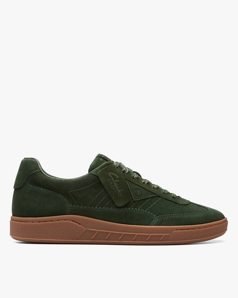 Clarks top green shoes