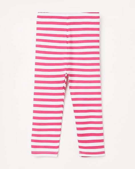 Buy U.S. Polo Assn. Kids Elasticized Waist Striped Leggings - NNNOW.com