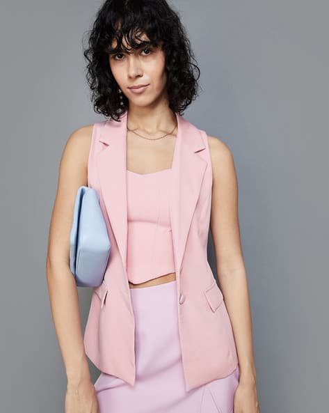 Sleeveless Double Breasted Blazer Dress Boohoo DK 2025