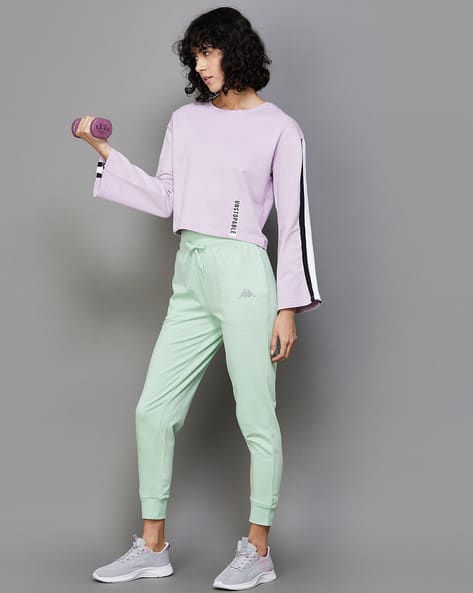 Kappa Clothing Kappa Womens Sweatsuit Buy Purple Sweatshirt