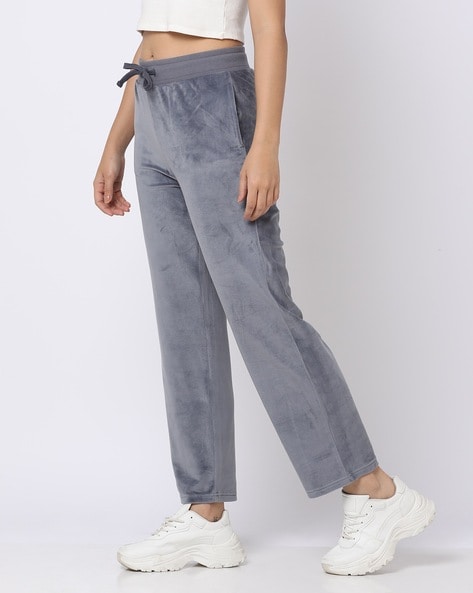 Women 1302 Super Combed Cotton Elastane Stretch Relaxed Fit Trackpants with  Side Pockets