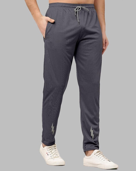 Buy Charcoal & Navy Blue Track Pants for Men by Bolder Online