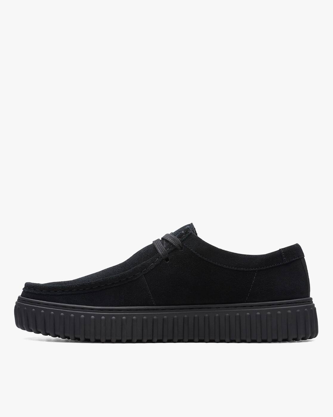 Torhill Lo Black Suede shoes Clarks Torhill Lo