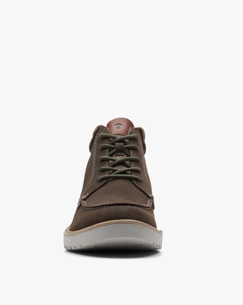 Clarks mens brown boots shops