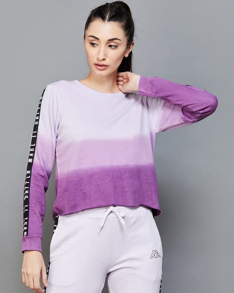 Buy Purple Sweatshirt Hoodies for Women by KAPPA Online