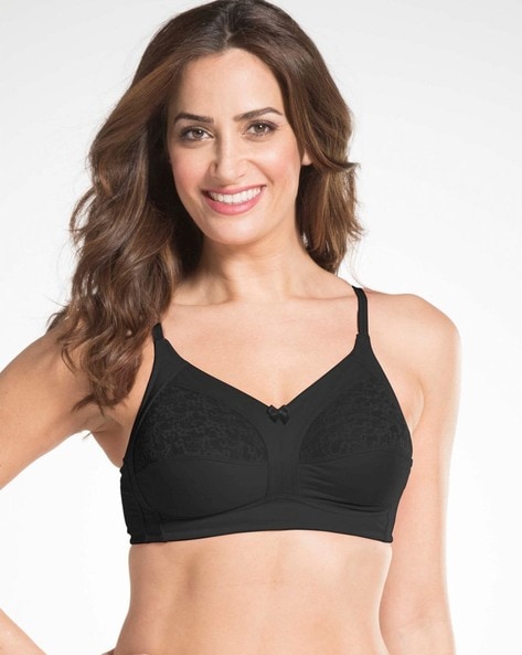 Buy Jockey 1615 Wirefree Non Padded Medium Coverage Bra with Adjustable  Straps - Skin at Rs.629 online