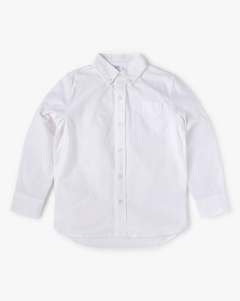 Gap white button clearance down