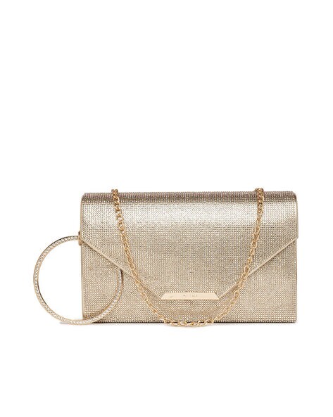 Aldo silver best sale clutch bag