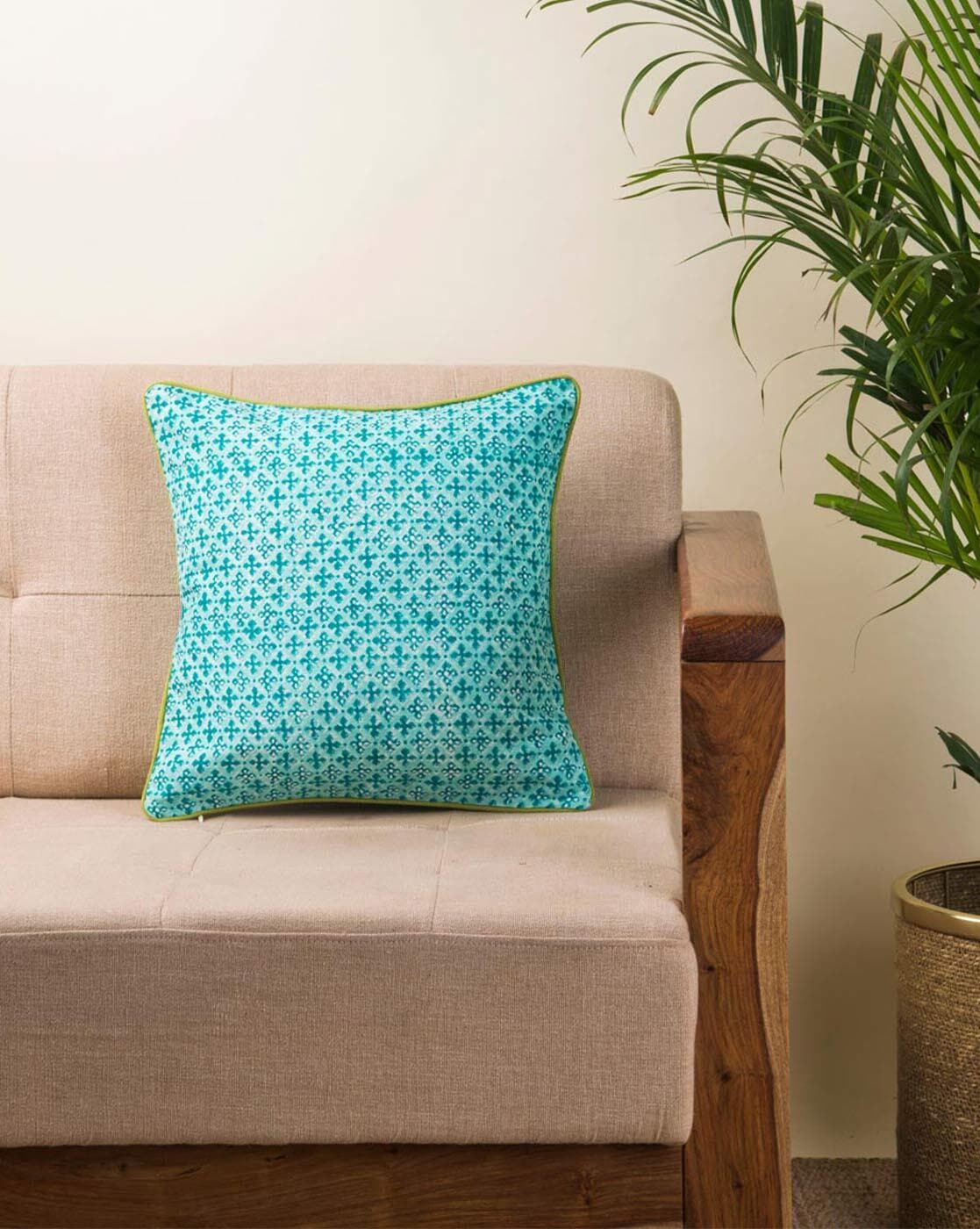 Aqua pillows for outlet couch