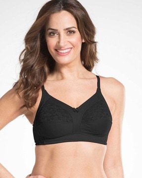 Ultra Support Non-padded Non-wired Bra - Black