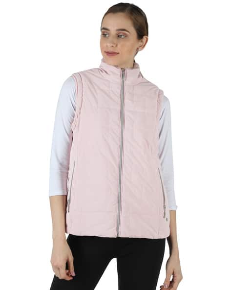 Quilted Gilet with Zipper Pockets