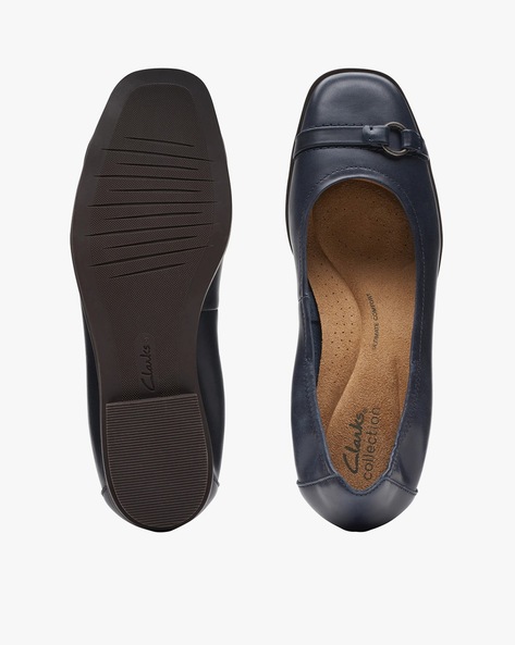 Buy Navy Blue Flat Shoes for Women by CLARKS Online Ajio