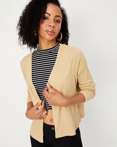 Beige shrug sweater best sale