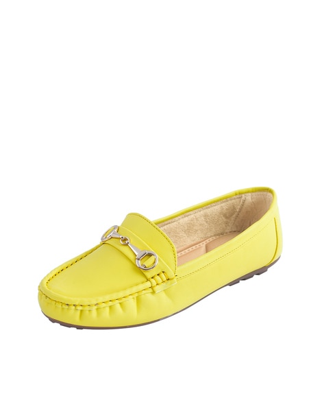 Yellow best sale moccasins womens