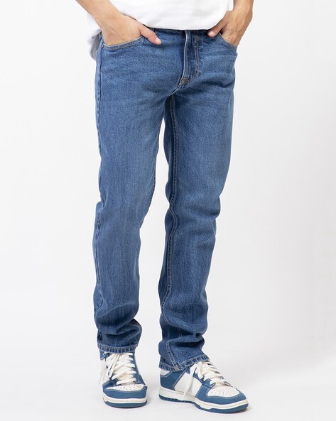Thomas Low Rise Straight Leg Indigo Wash Men's Jeans by Kimes Ranch