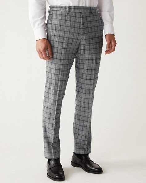 checkered suit trousers skinny