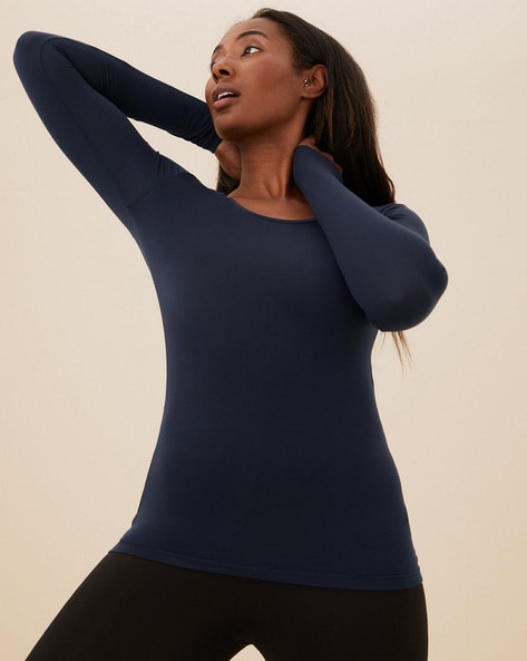 Buy Navy Blue Thermal Wear for Women by Marks & Spencer Online